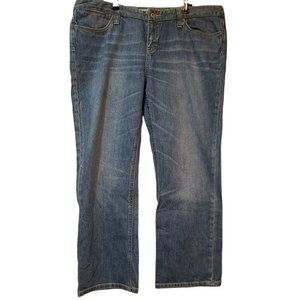 Vintage Tommy Hilfiger 2006 Jeans Straight Leg Sz 16 Light Wash Floral Inside